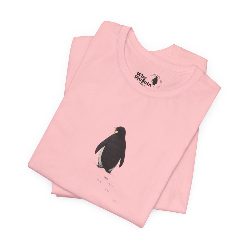 Still Walking T‑Shirt — "Still walking. But why?" German Minimalist Tee