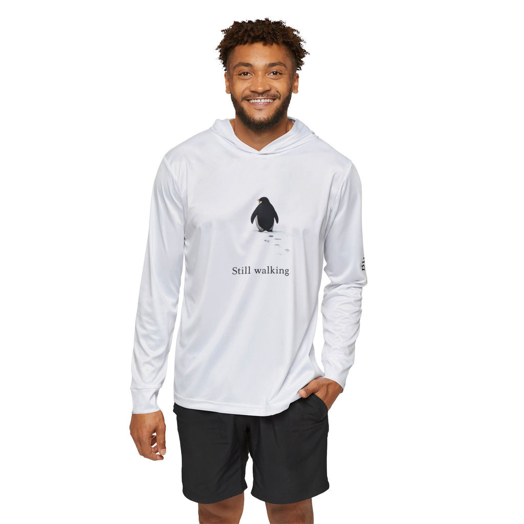 Penguin 'Still Walking' Sports Warmup Hoodie