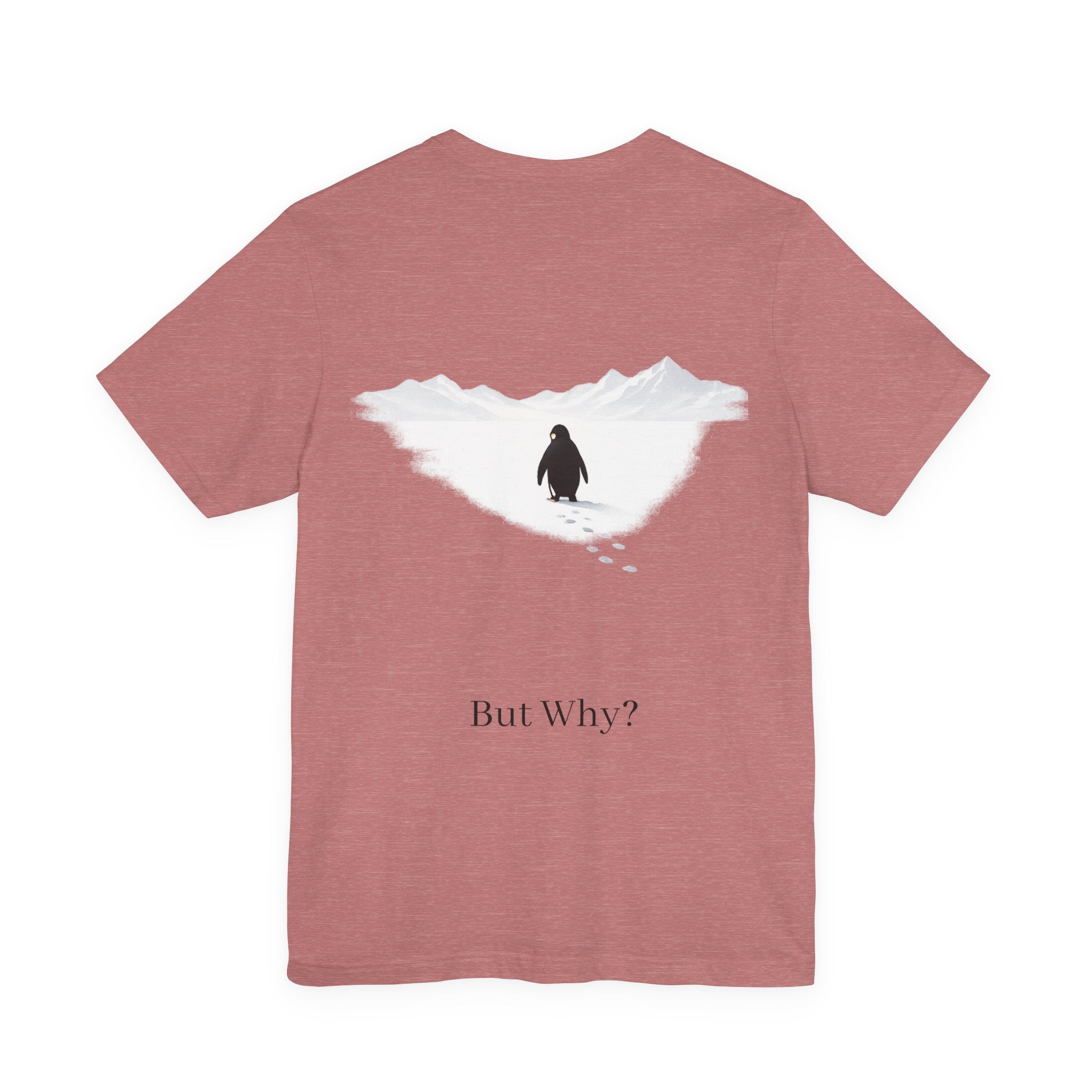 Still Walking T‑Shirt — "Still walking. But why?" German Minimalist Tee