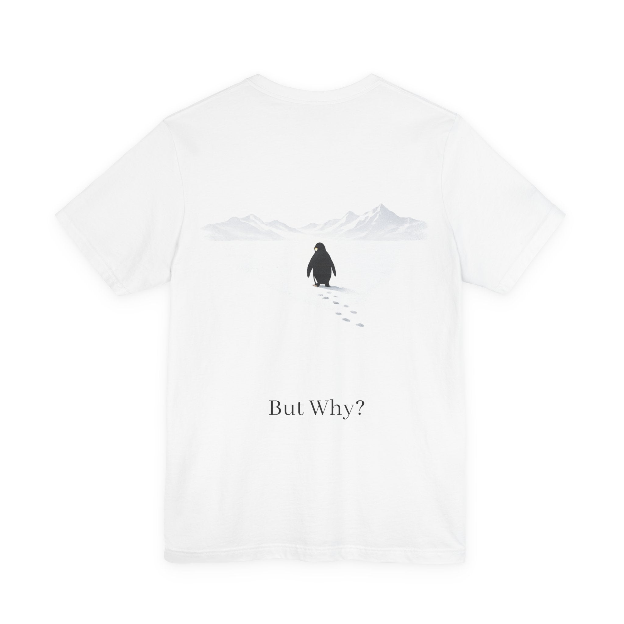 Still Walking T‑Shirt — "Still walking. But why?" German Minimalist Tee