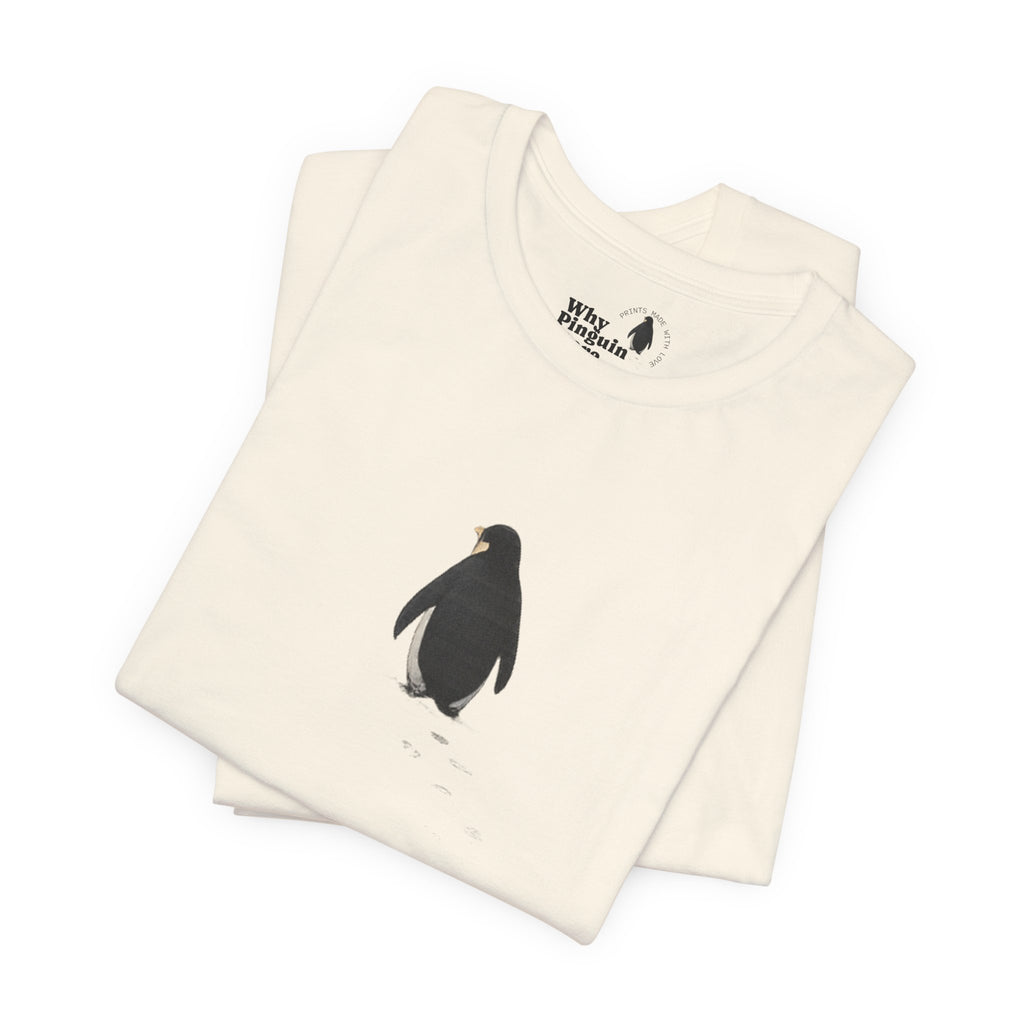 Still Walking T‑Shirt — "Still walking. But why?" German Minimalist Tee