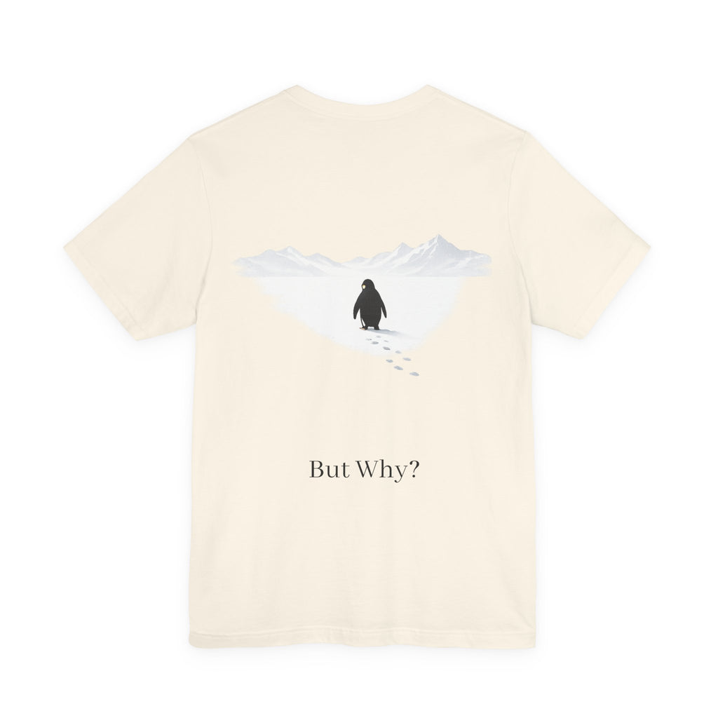 Still Walking T‑Shirt — "Still walking. But why?" German Minimalist Tee
