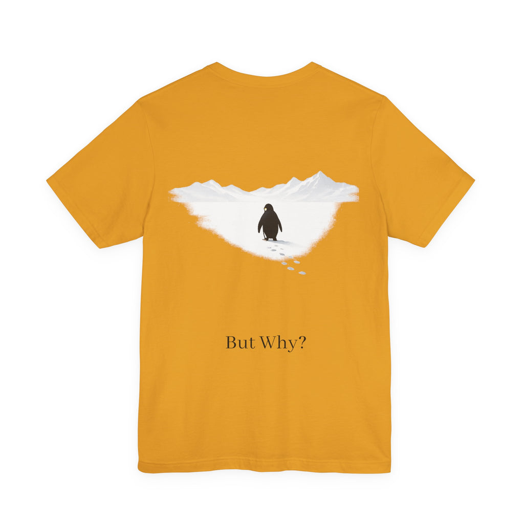 Still Walking T‑Shirt — "Still walking. But why?" German Minimalist Tee