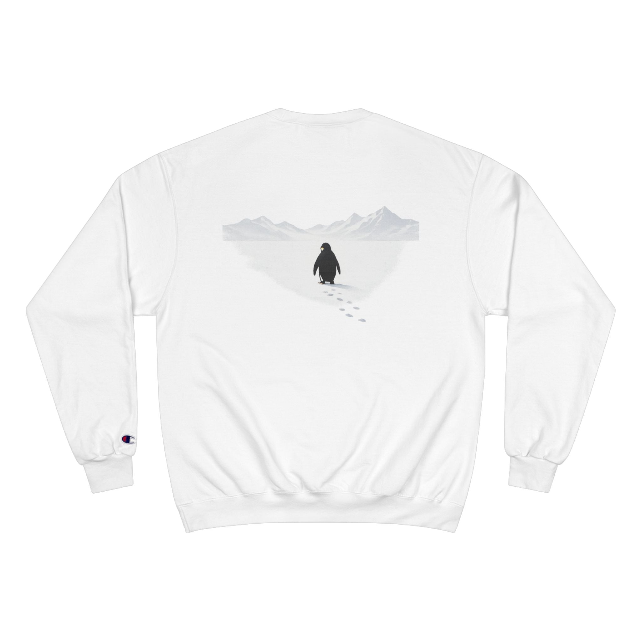 Champion Sweatshirt — "Still walking" Pinguin Crewneck