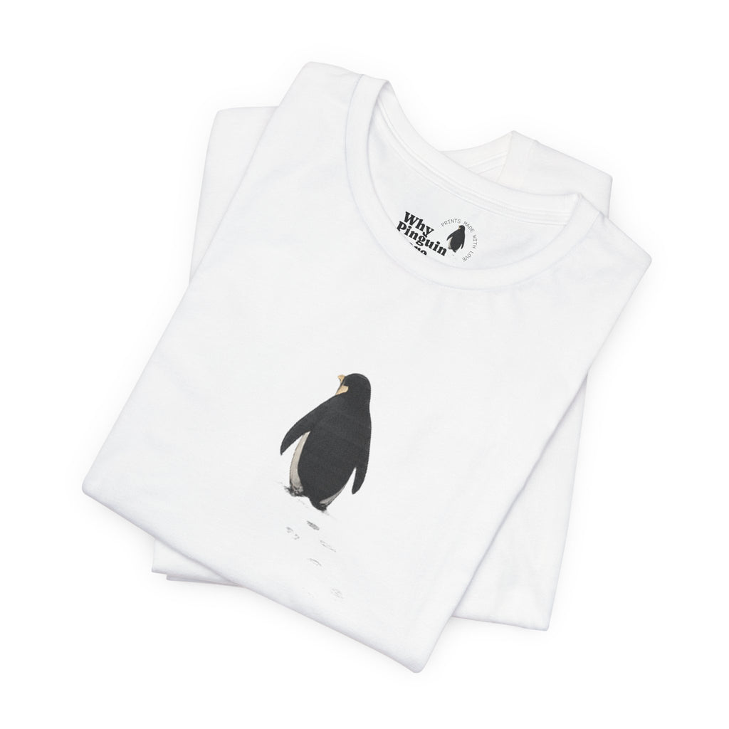 Still Walking T‑Shirt — "Still walking. But why?" German Minimalist Tee