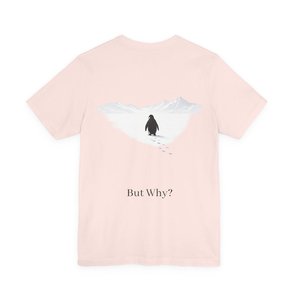 Still Walking T‑Shirt — "Still walking. But why?" German Minimalist Tee
