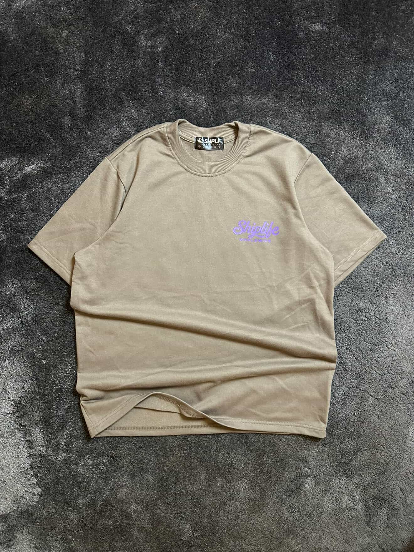 Shiplife Worldwide Crew T-Shirt 2026 – Sand | Pre-Sale