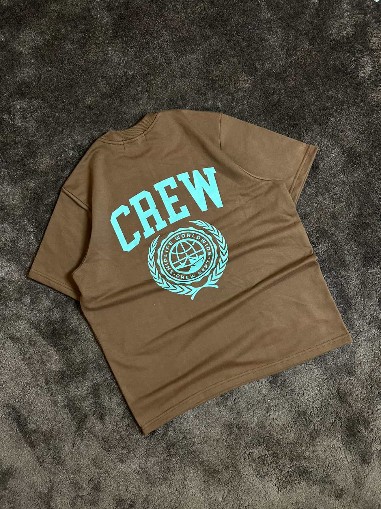 Shiplife Worldwide Crew Dept T-Shirt 2026 (Pre-Sale) | Brown