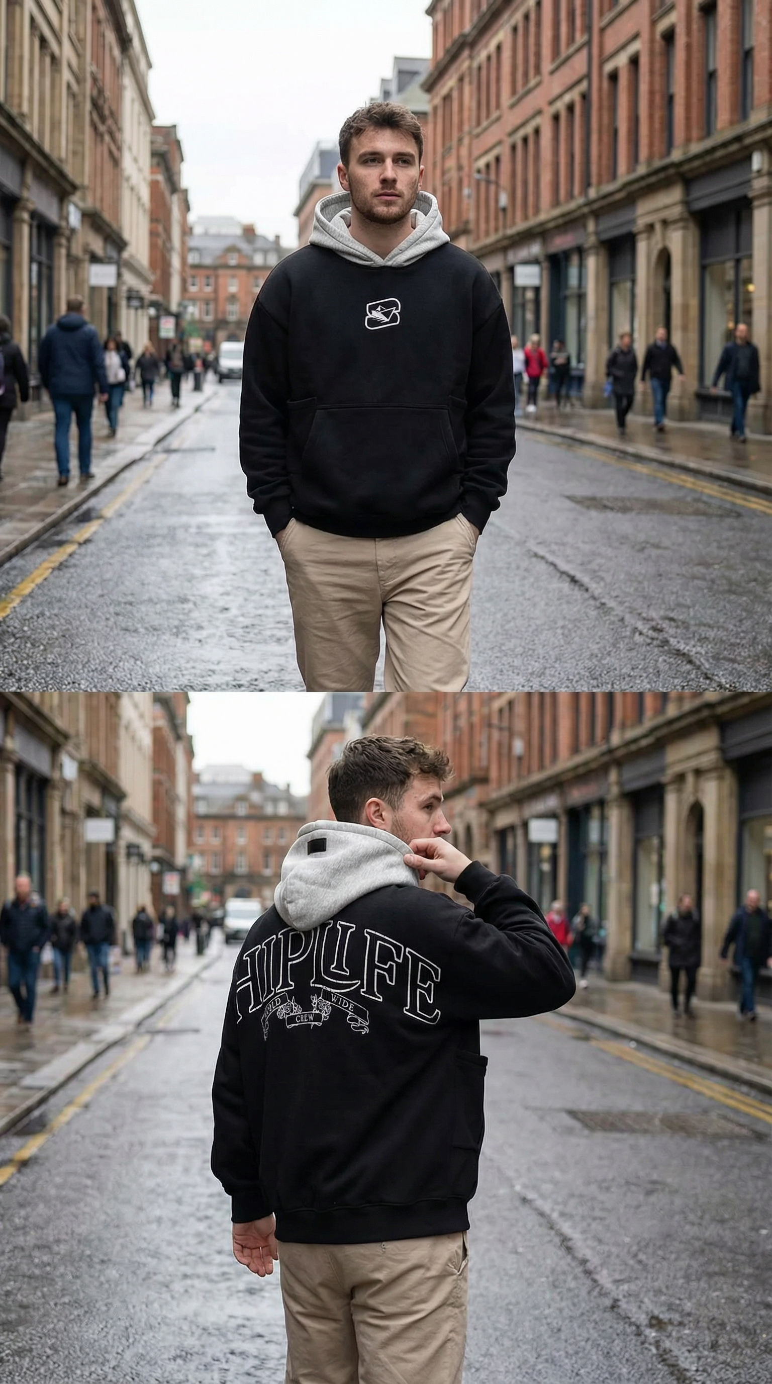 Shiplife Worldwide Hoodie 2026 – Black/Grey | Pre-Sale