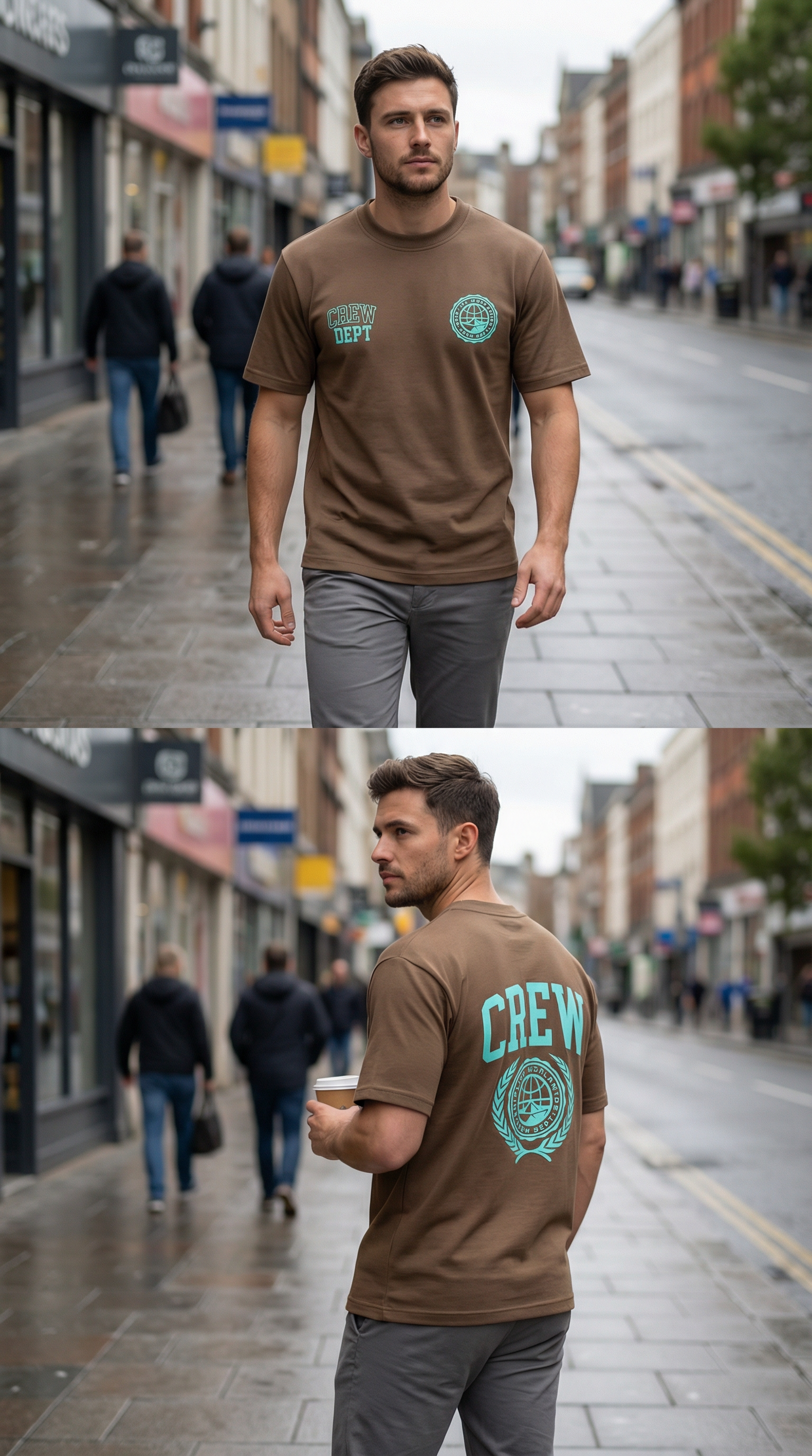 Shiplife Worldwide Crew Dept T-Shirt 2026 (Pre-Sale) | Brown