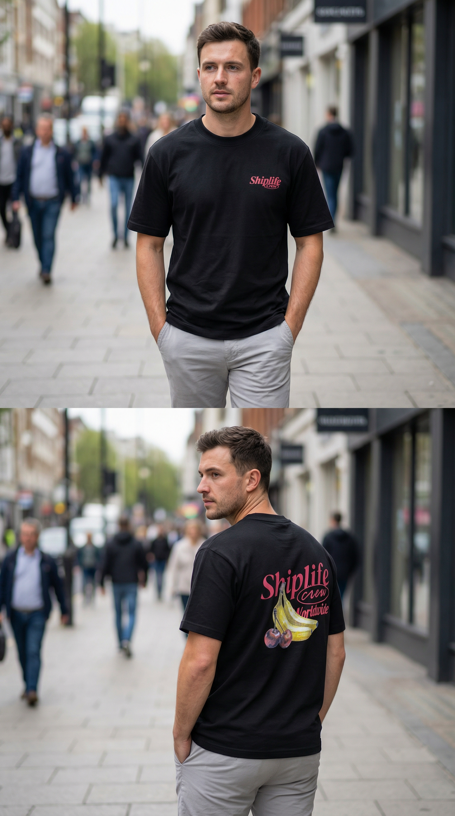 Shiplife Worldwide T-Shirt 2026 (Pre-Sale) | Black & White