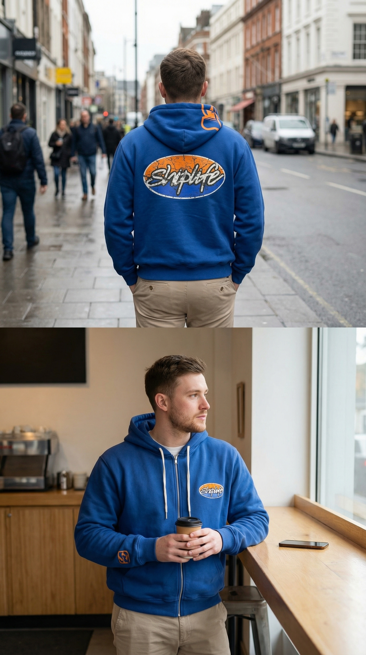 Shiplife Worldwide Full Zip Hoodie 2026 – Blue | Pre-Sale